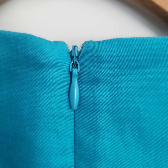 Pretty Grace Karin turquoise belted dress - Picture 6 of 9